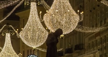 Stimmungsvolle Weihnachtsbeleuchtung in Wien