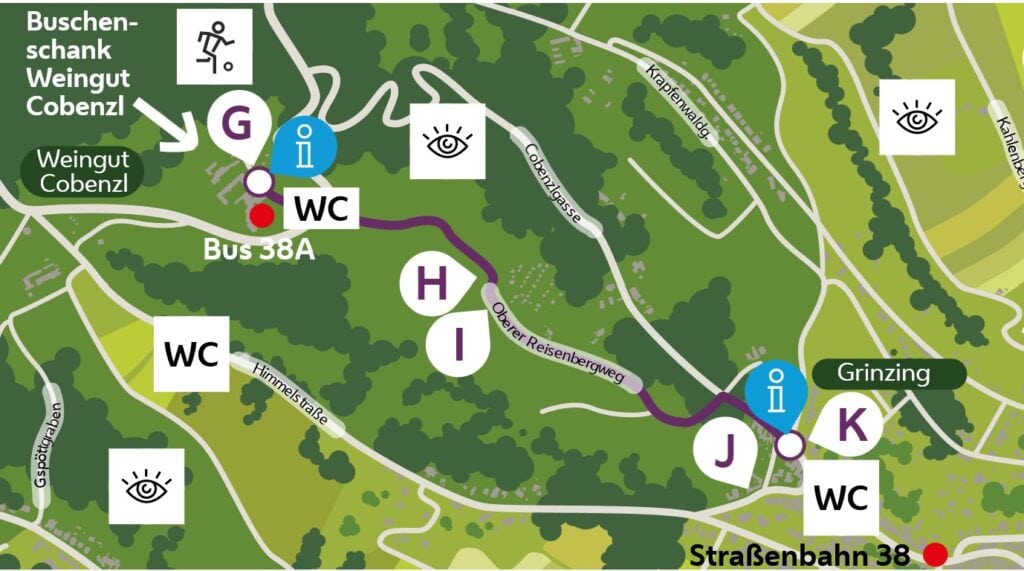 Weinwandertag - Route 3: Weingut Wien Cobenzl - Grinzing, 1,6 km