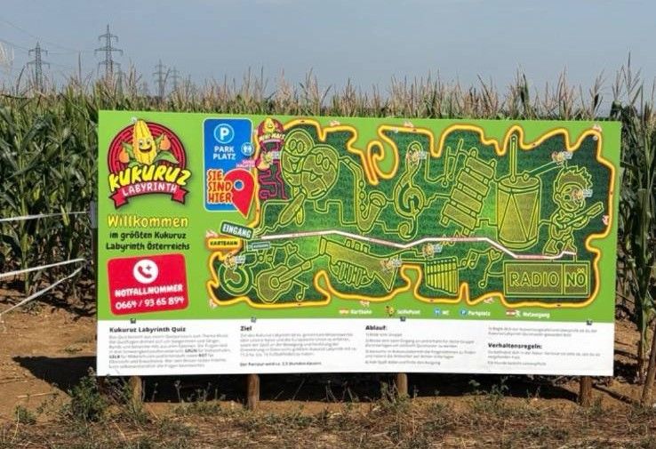 Kukuruz-Labyrinth