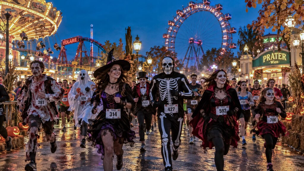 Halloween-Lauf im Wiener Prater
