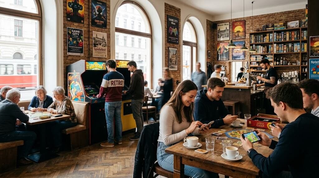 Wie sich Wiens Spielkultur verändert - Fotocredit: Das wurde mit KI Unterstützung erstellt
